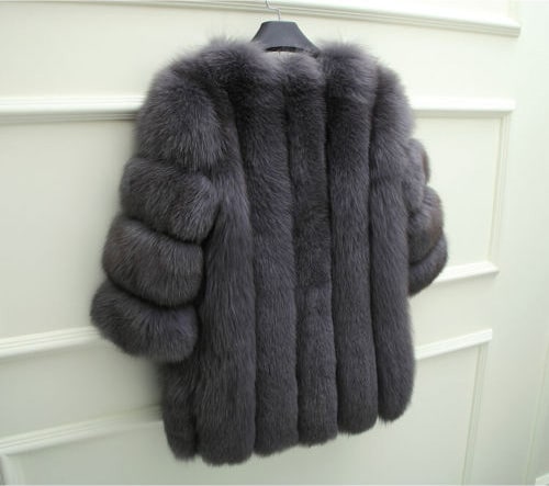 Eleanor Fur Coat Back